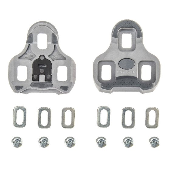 Look Keo Grip Tacchette Grigio Con Gomma Antiscivolo